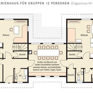 Family and Friends Lodge | Grundriss